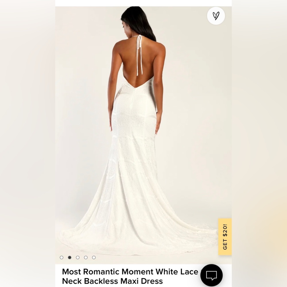Brand new with tags Lulu’s wedding dress.